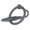 PENIS PLUG Plug Penis Silicone avec Anneau 5.5cm - Diamètre 8mm